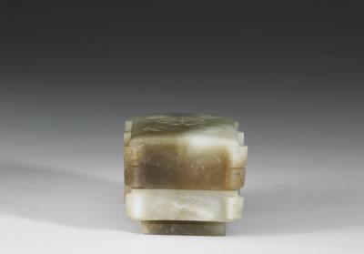图片[2]-Jade rectangular box with cloud pattern, Qing dynasty (1644-1911)-China Archive